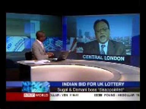 BBC WORLD TV Sugal and Damani on UK National Lottery.
